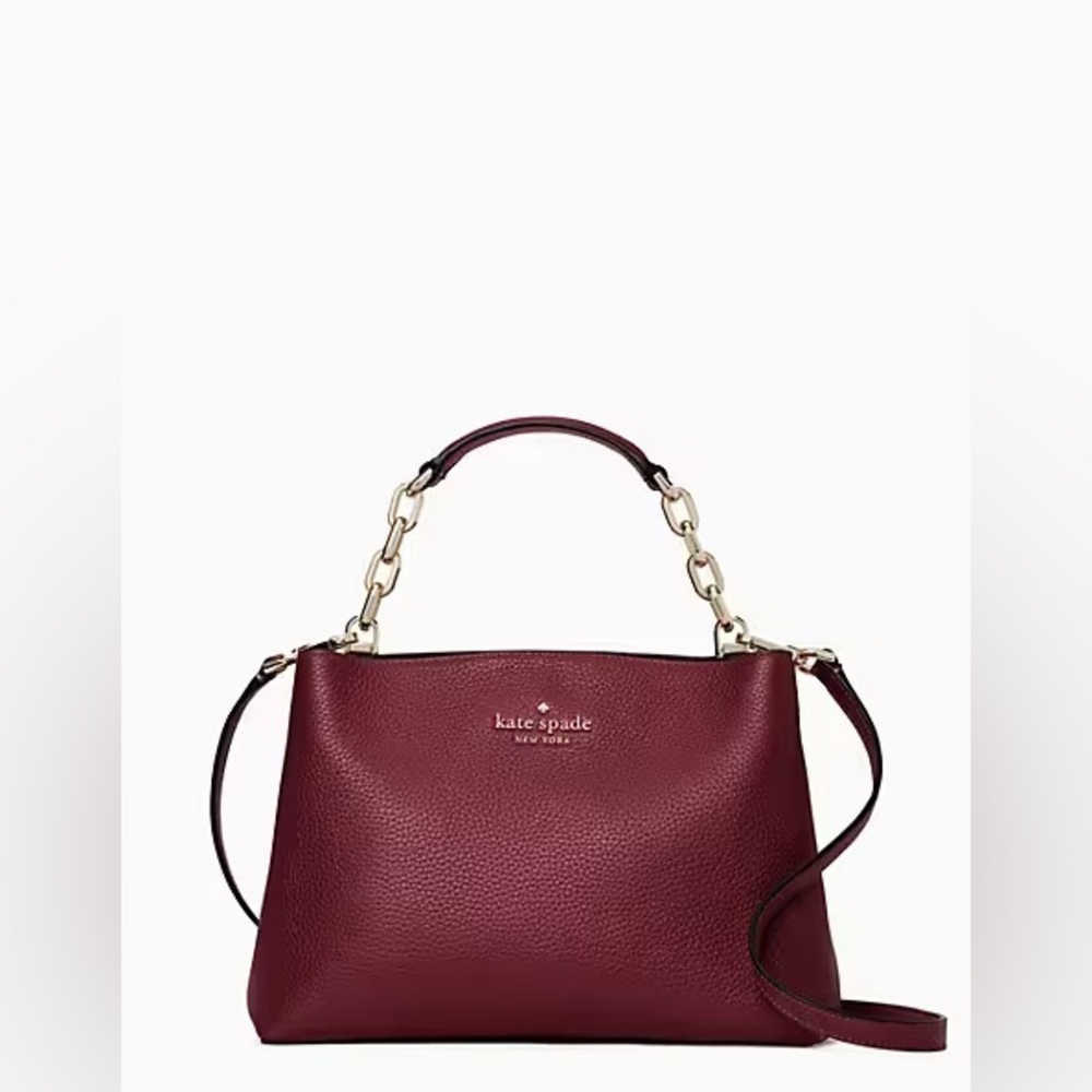 NWT Kate Spade Aubrey chain top handle satchel